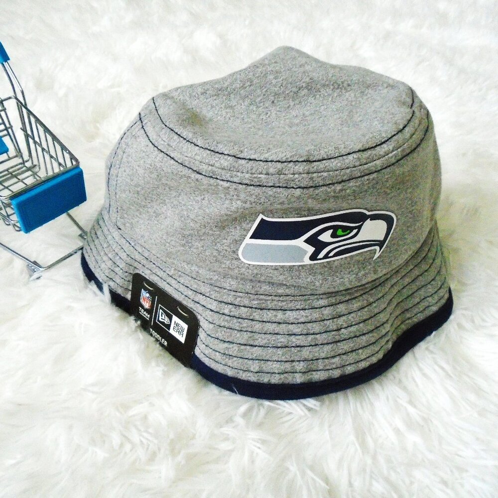 Seattle Seahawks Buck Hat Toddler Blue Grey New Era